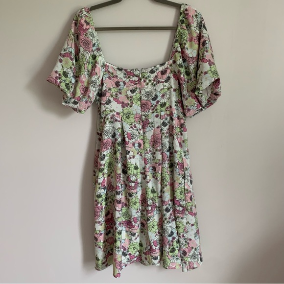 NWT BCBGeneration Smocked Floral Dress - Picture 8 of 8